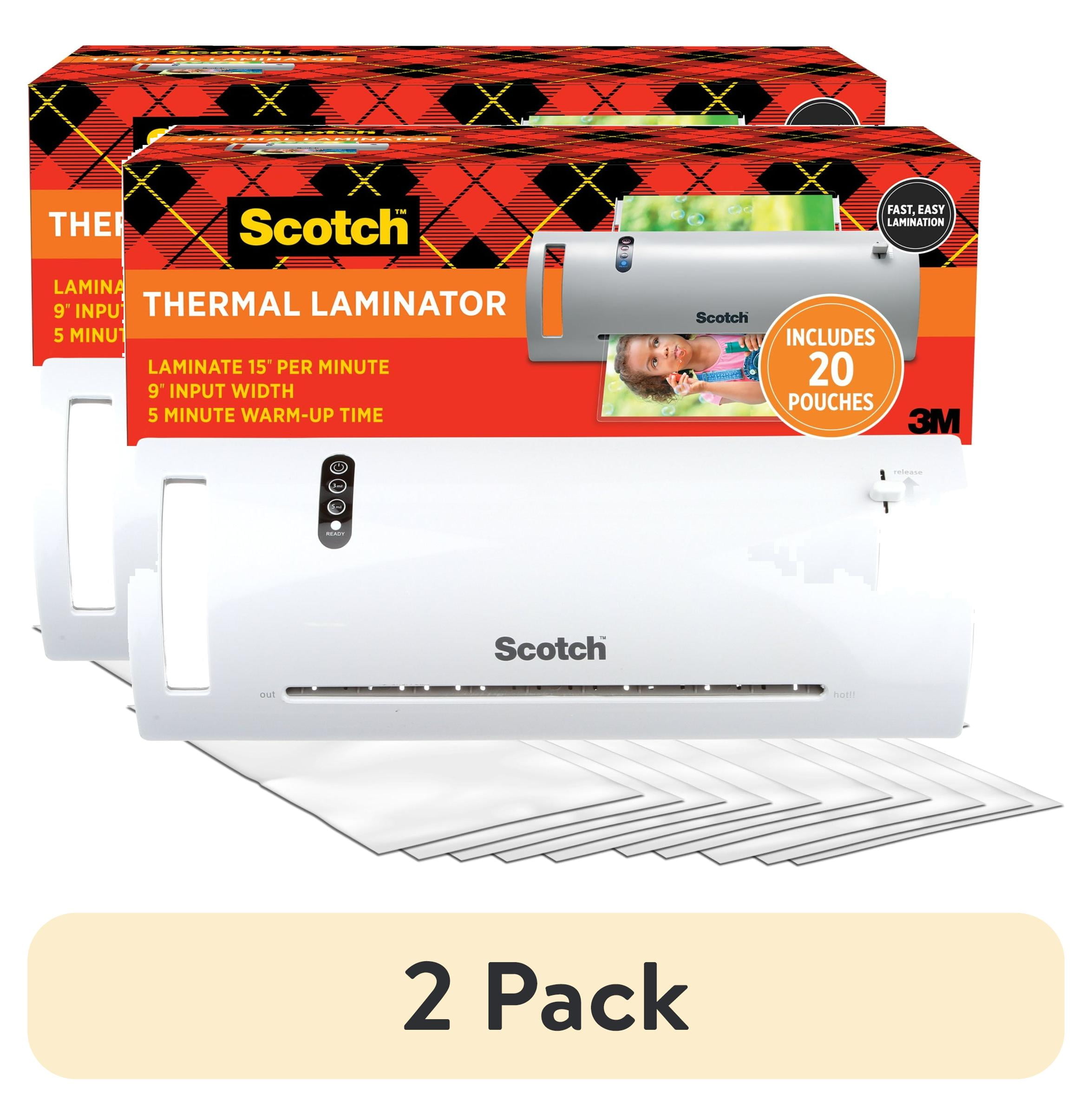 【中古】「非常に良い」Scotch TL902VP - Laminator - heat laminator - pouch - 9 in 2-pack-Scotch-TL902VP-Thermal-
