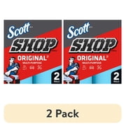 (2 pack) Scott Multi-Purpose, Shop Towel, 2 Rolls, 55 Sheets Per Roll (110 Total Sheets)