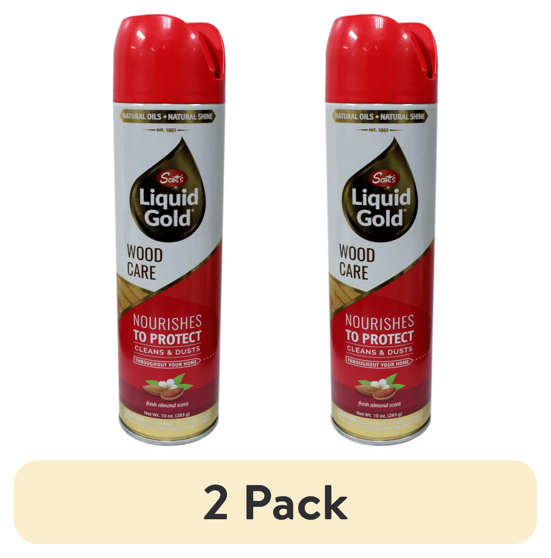 Scott's Liquid Gold Wood Care Spray Polish, Almond Scent