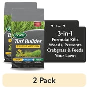 2 pack Scotts Turf Builder Triple Action1, 11.31 lbs., 4,000 sq. ft.