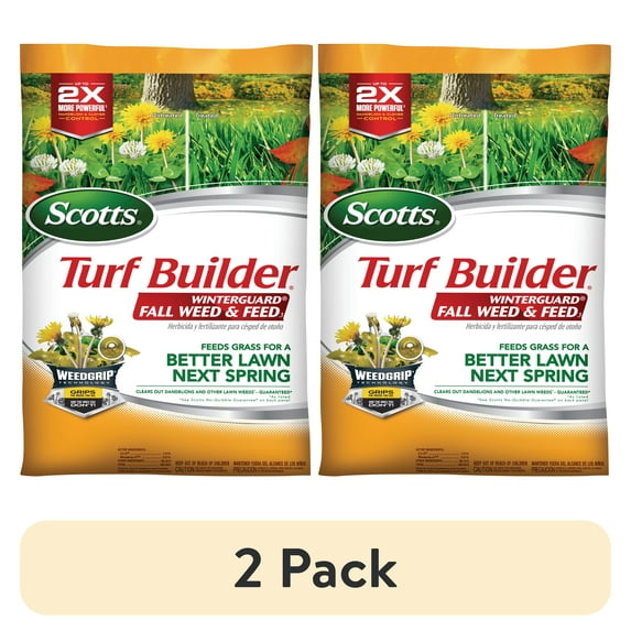 (2 pack) Scotts Turf Builder WinterGuard Fall Weed & Feed3, 11.43 lbs.