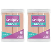 2-pack - Sculpey III Oven-Bake Clay 2oz, Beige