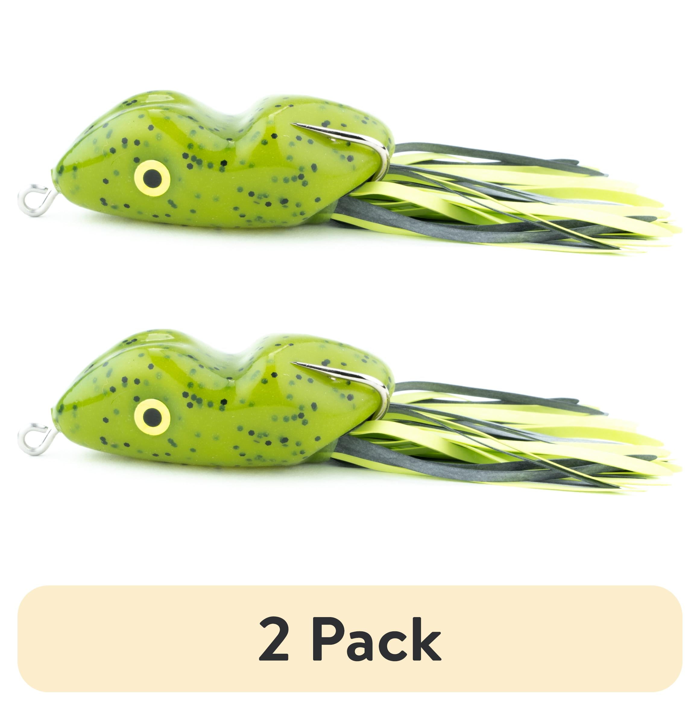 (2 pack) Scum Frog 5/16 oz, Watermelon Seed, Top Water Hollow Body Frog Lure