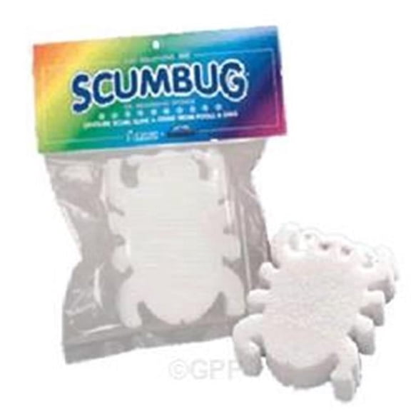 2 pack Scumbug Oil-Absorbing Sponge Devours Scum, Slime & Grime From Pools & Spas