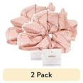 thumbnail image 1 of (2 pack) Scunci Collection Super-Stretchable Hair Scrunchie - XL - Pink Leopard Print, 1 of 3