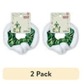thumbnail image 1 of (2 pack) Scunci Elf Scrunchie Hair Tie with Faux Fur, Green and White, 1 of 9