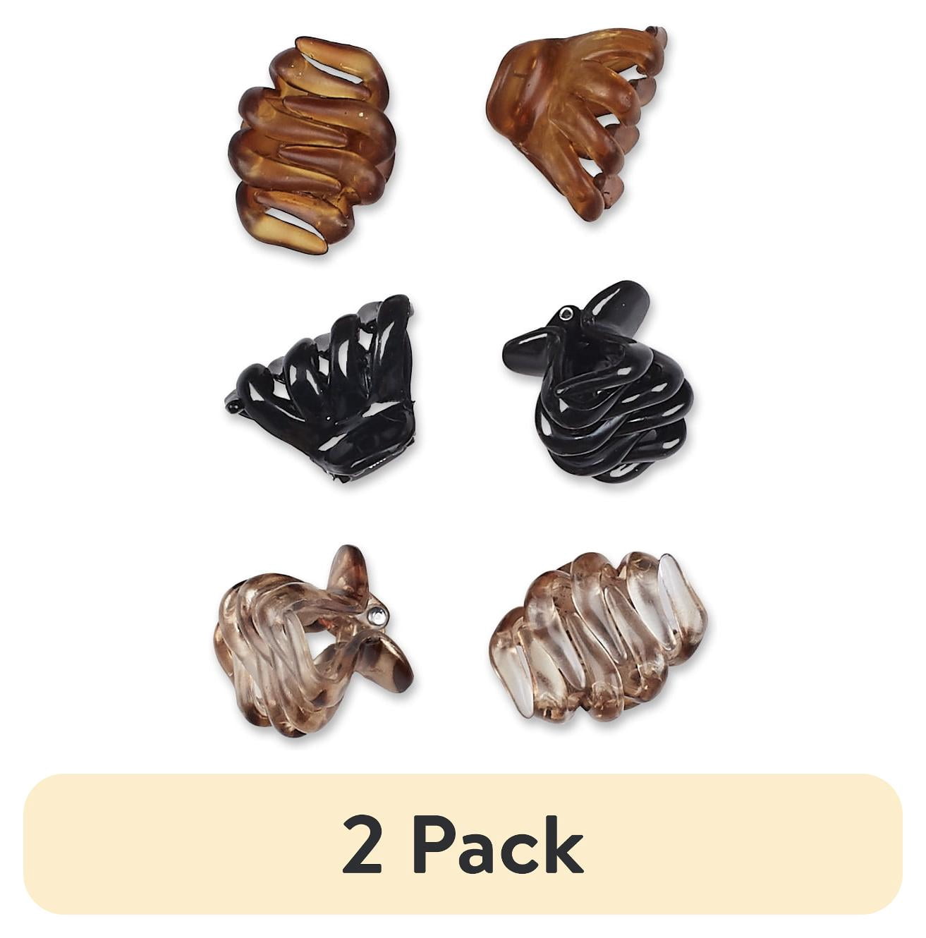 Scunci No-Slip Grip Octopus Jaw Hair Clips, 6 count - Walmart.com