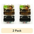thumbnail image 1 of (2 pack) Scunci Large Brown & Black Jaws Hair Clip, 1 of 3