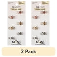 thumbnail image 1 of (2 pack) Scunci Mini Rhinestone Claw Clip, Multicolor, 6 Count, 1 of 7