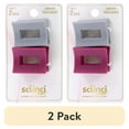 thumbnail image 1 of (2 pack) Scunci Modern Claw Hair Clips, Gray & Magenta, 2-Pieces, 1 of 3