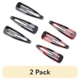 thumbnail image 1 of (2 pack) Scunci No Slip Grip Hair Clips - 6 Count, 1 of 6