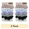 thumbnail image 1 of (2 pack) Scunci The Original Scrunchie Mini Waffle Twisters Hair Scrunchies, Assorted Colors, 6 Count, 1 of 3