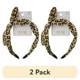 thumbnail image 1 of (2 pack) Scunci by Conair Leopard Print Knotted Headband, 1-Piece, 1 of 2