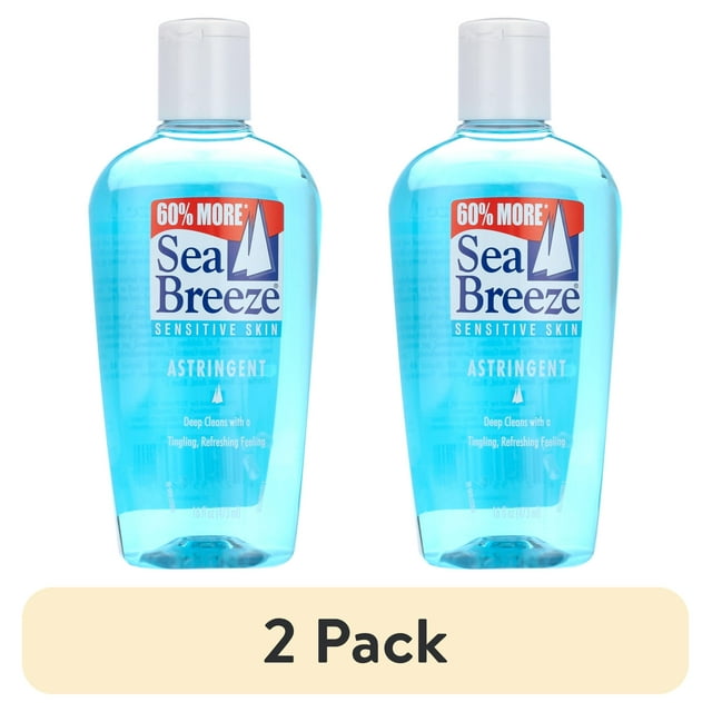 (2 pack) Sea Breeze Astringent for Sensitive Skin and Redness, 16 fl oz