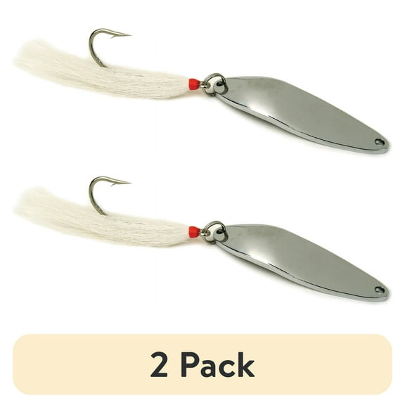 (2 pack) Sea Striker Casting Spoon with Bucktail, 3 oz