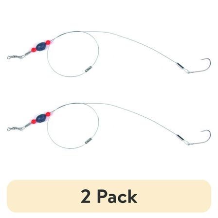 (2 pack) Sea Striker Egg Lead Ready Fishing Rig, 1 Ounce, 2-pack