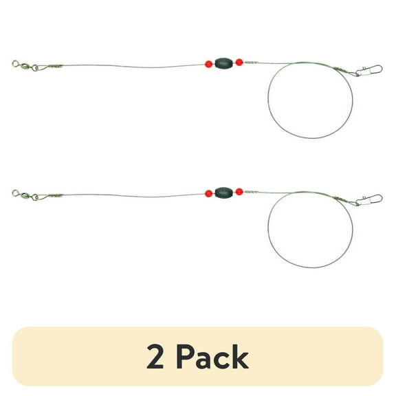 (2 pack) Sea Striker Egg Ready Rig 1/2oz 45lb Wire 2 per Pack RRS12-2
