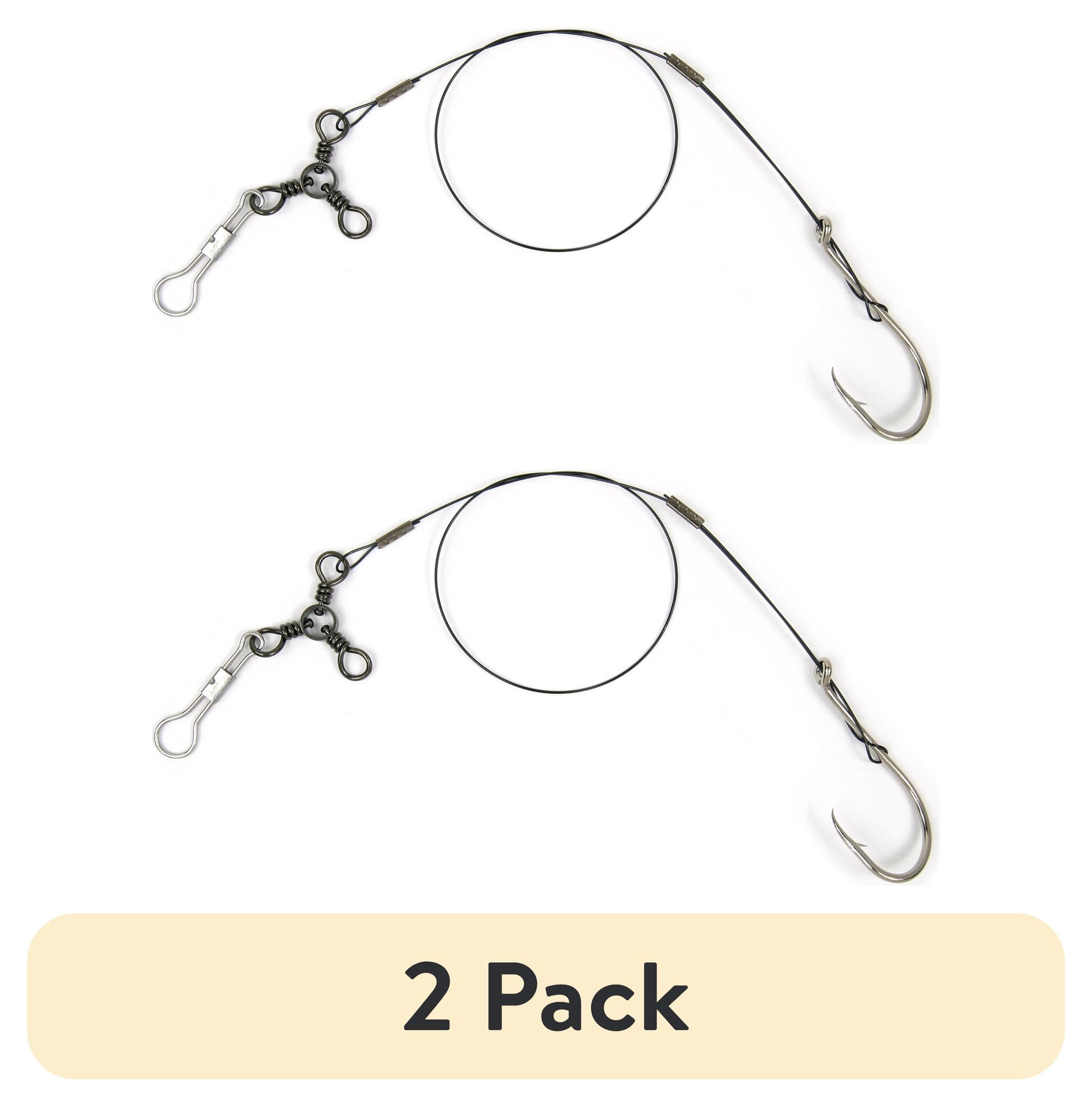 Drumming Rig Sea Striker Nylon Coated Wire Drum Fishing Rig 5/0 Hook 2 Pack with ...