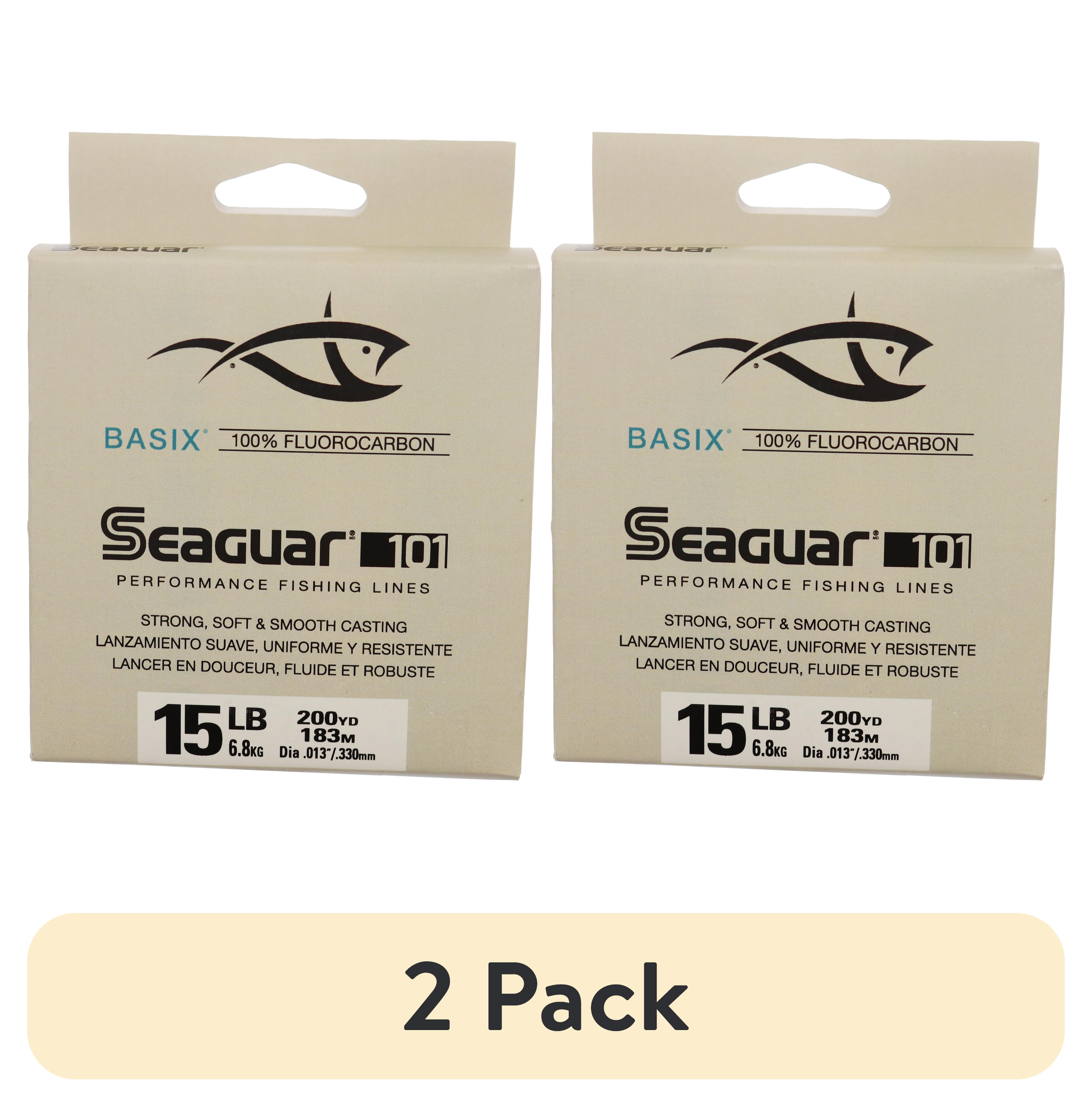 (2 pack) Seaguar BASIX 15lb 200yd Fluorocarbon