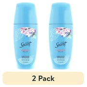 (2 pack) Secret Roll-on Antiperspirant Deodorant for Women, Powder Fresh, 1.8 fl oz