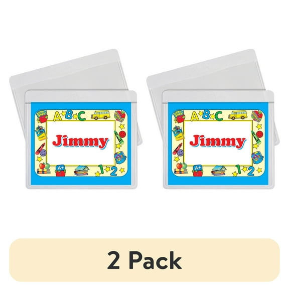 (2 pack) C-Line Self-Adhesive Labeling Pockets