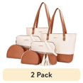 thumbnail image 1 of (2 pack) Sendefn Handbags for Women Shoulder Bags Ladies Tote Satchel Hobo 3pcs Purse Set, 1 of 14