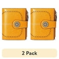 thumbnail image 1 of (2 pack) Sendefn Small Women Wallet Genuine Leather Bifold Purse RFID Blocking Card Holder, 1 of 8