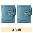 thumbnail image 1 of (2 pack) Sendefn Small Women Wallet Genuine Leather Bifold Purse RFID Blocking Card Holder, 1 of 8