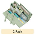 thumbnail image 1 of (2 pack) Sendefn Women Wristlet Wallets Large Capacity RFID Blocking Leather Wallets Credit Cards Organizer with Checkbook Holder, 1 of 9