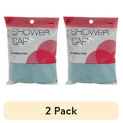 (2 pack) Sensations Eco-Friendly Peva Shower Cap - Colors Vary