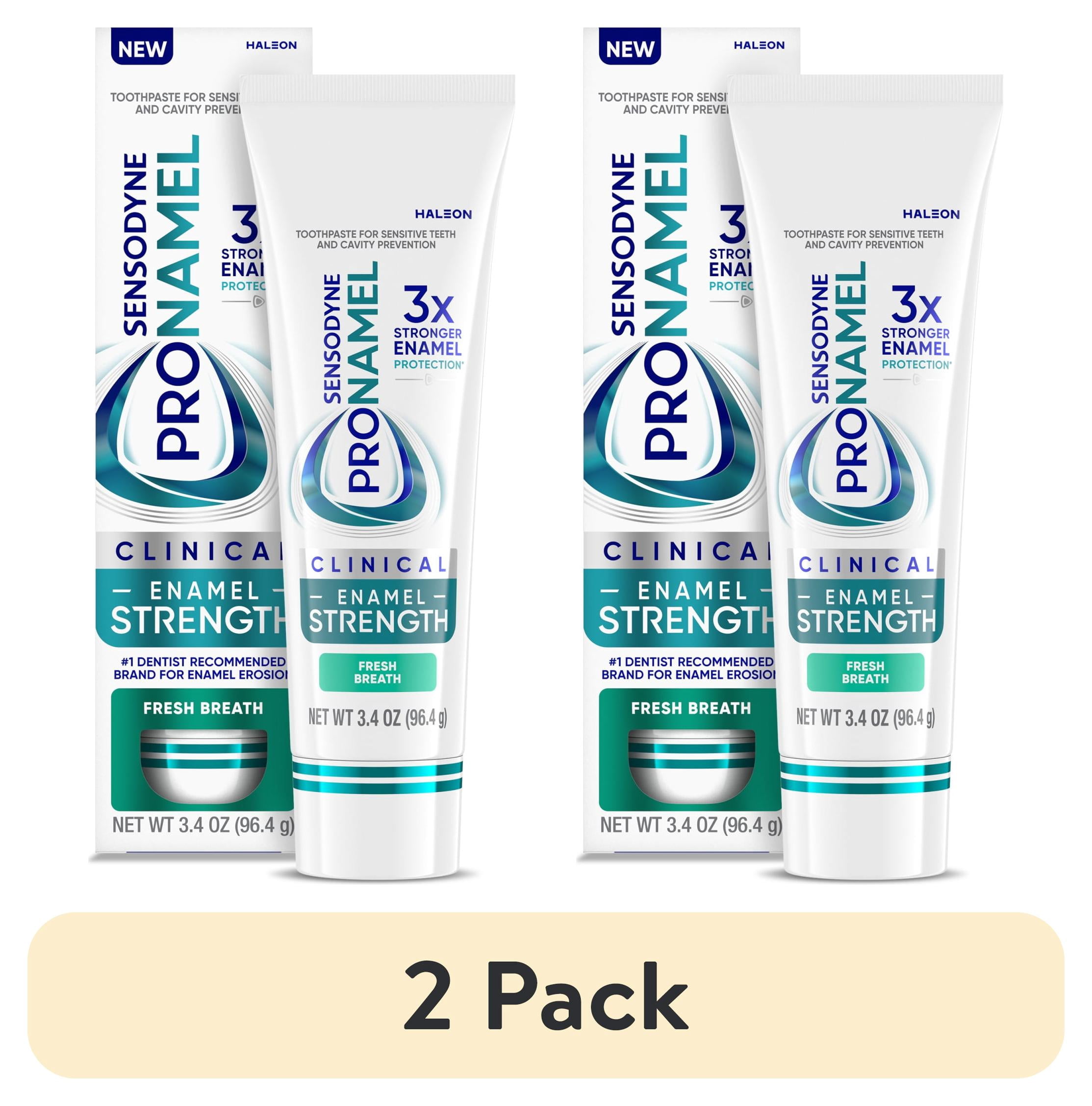 (2 pack) Sensodyne Pronamel Clinical Enamel Strength Fresh Breath Toothpaste, 3.4 oz