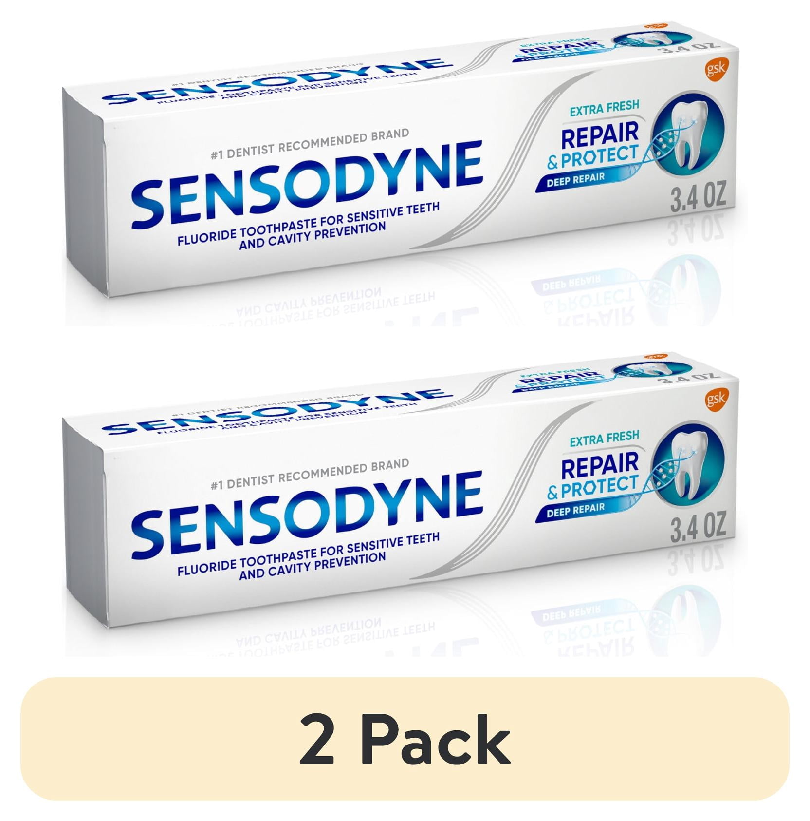 (2 pack) Sensodyne Repair and Protect Sensitive Toothpaste, Extra Fresh, 3.4 Oz