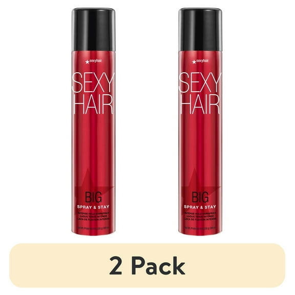 (2 pack) SexyHair Big Spray & Stay Intense Hold Hairspray 9 oz
