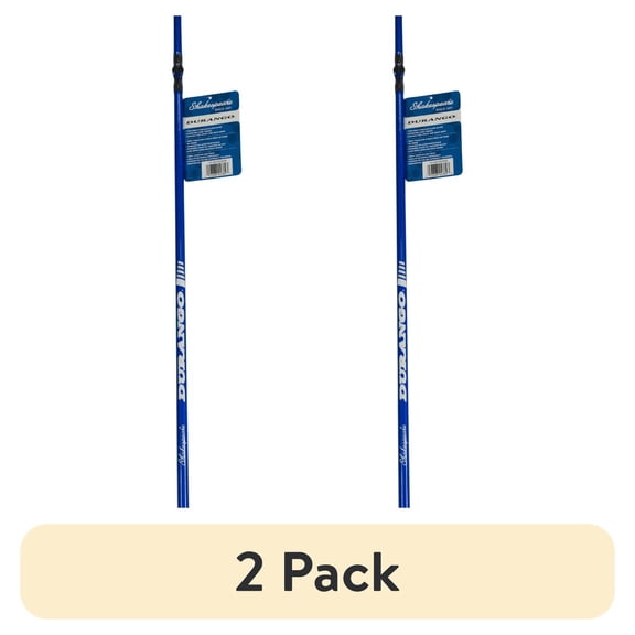 (2 pack) Shakespeare DURANGO Casting Rod, 5'6" Medium Fishing Rod, 2 Piece