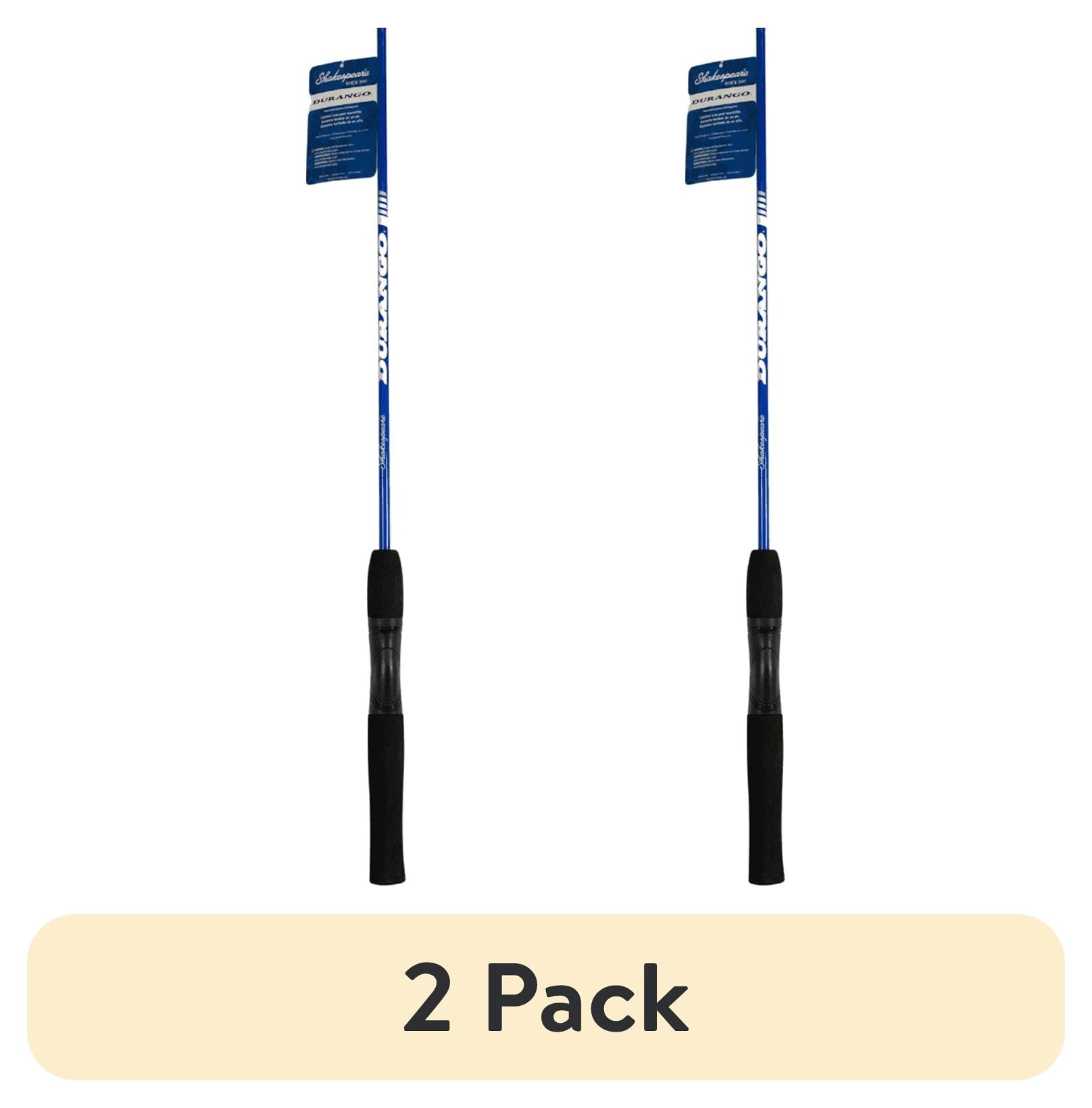(2 pack) Shakespeare DURANGO Spinning Rod, 6' Medium Fishing Rod, 2 Piece