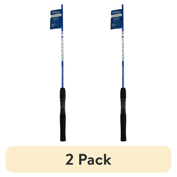 (2 pack) Shakespeare DURANGO Spinning Rod, 6'6" Medium Fishing Rod, 2 Piece