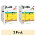 thumbnail image 1 of (2 pack) Sharpie Pocket Highlighters, Chisel Tip, Fluorescent Yellow, 36 Count, 1 of 8