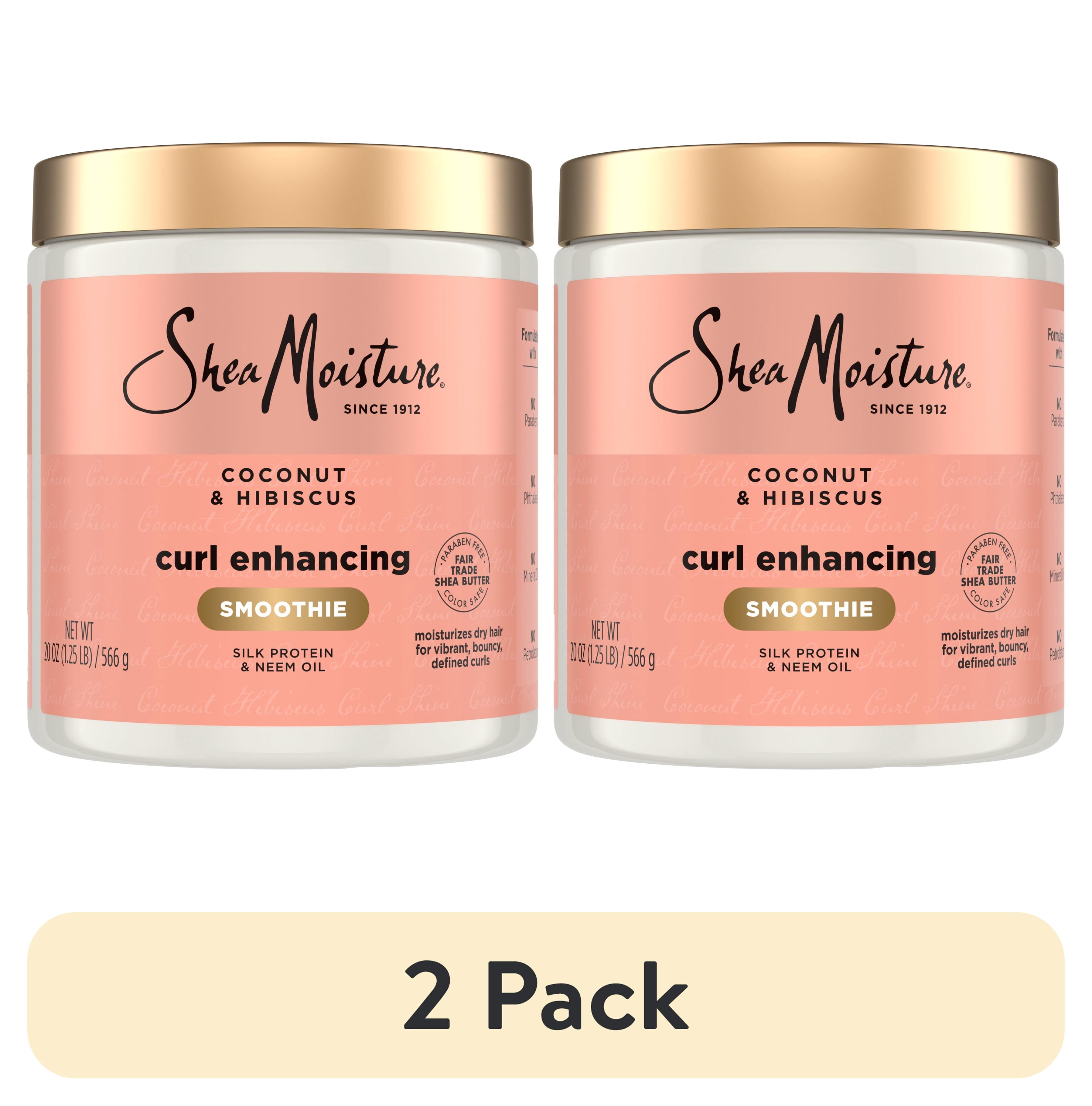 ENVIORN MoistureSeries Cream3 & Gel2 セット 2 pack) SheaMoisture Curl Enhancing Smoothie Hair Cream for Thick