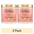 thumbnail interactive-video image 1 of (2 pack) SheaMoisture Curl Enhancing Smoothie Hair Cream for Thick, Curly Hair Coconut and Hibiscus Sulfate Free and Paraben Free Curl Cream, 20 oz, 1 of 15