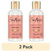 2 pack SheaMoisture Curl & Shine Conditioner for Thick, Curly Hair, Coconut & Hibiscus, to Moisturize & Soften, 3.2 fl oz