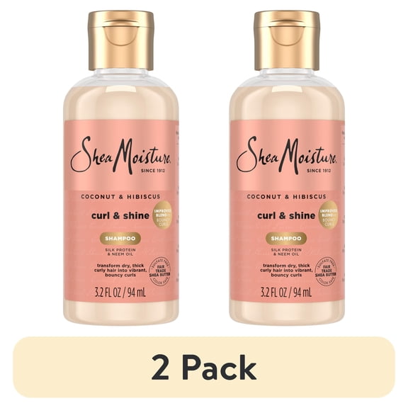 Coconut & Hibiscus Curl & Shine Shampoo - Pack of 2
