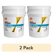 2 pack Shell Rotella T4 Triple Protection 15W-40 Diesel Engine Oil, 5 Gallon Pail