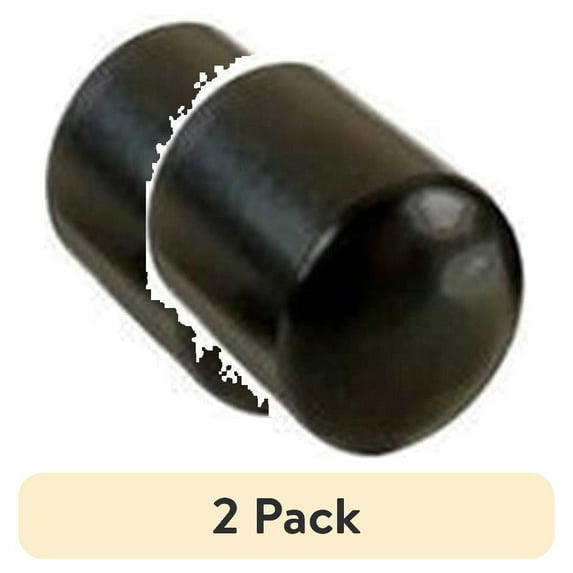 (2 pack) Shepherd 9112 5/8" Black Plastic Leg Tips, 4 Count