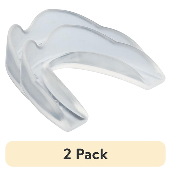 (2 pack) Shock Doctor, EZ Sport Multi-Sport Mouthguard, Youth, Clear