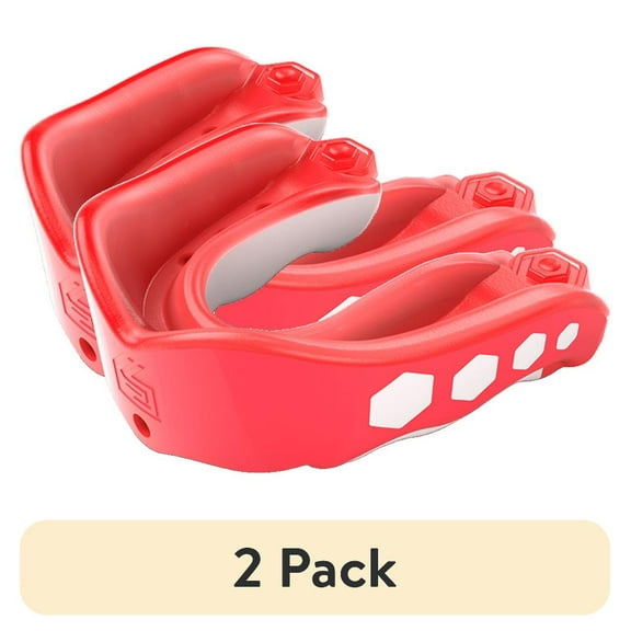 (2 pack) Shock Doctor Sport | Gel Max Flavor Fusion Mouthguard | Youth | Fruit Punch
