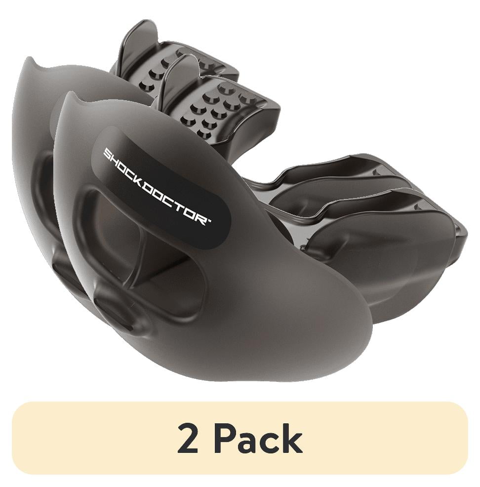 (2 pack) Shock Doctor, Max Air Flow Lip Guard, Adult, Black