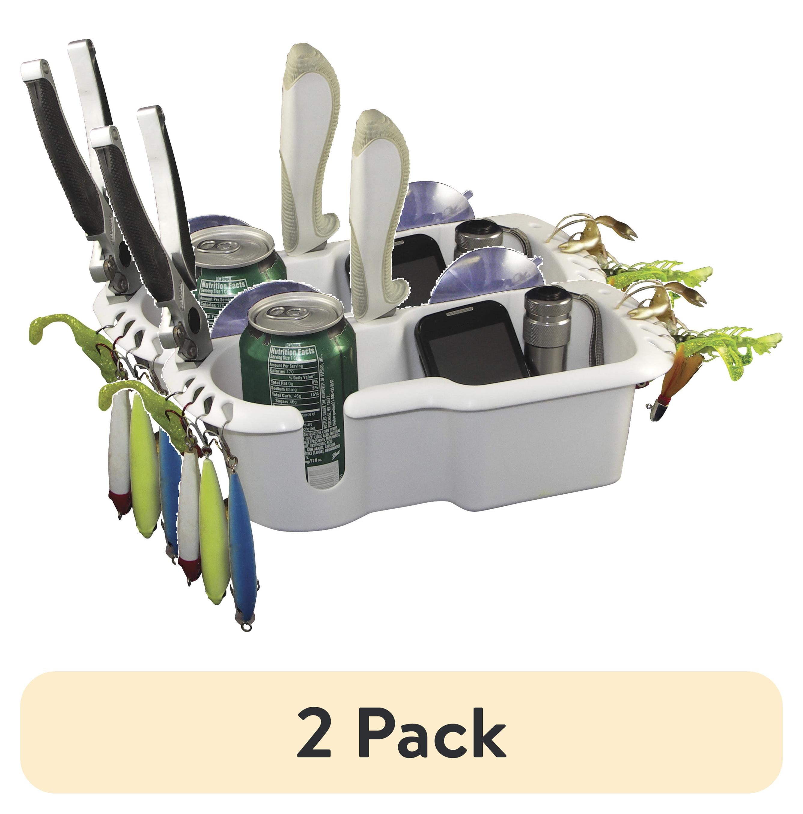 (2 pack) Shoreline Marine Large Boat Caddy w/ Drink Holder & Oversized Suction Cups