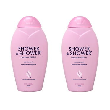 Shower to Shower Absorbent Body Powder, Lavender Scented Morning Fresh ...