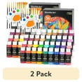 thumbnail image 1 of (2 pack) Shuttle Art Acrylic Paint Set, 36 Colors Acrylic Paint with Brushes & Palette, 2oz Bottles, Rich Pigments Non-toxic Paint for Artists Adults, Art Supplies for Canvas Rock Ceramic Wood Painting, 1 of 11