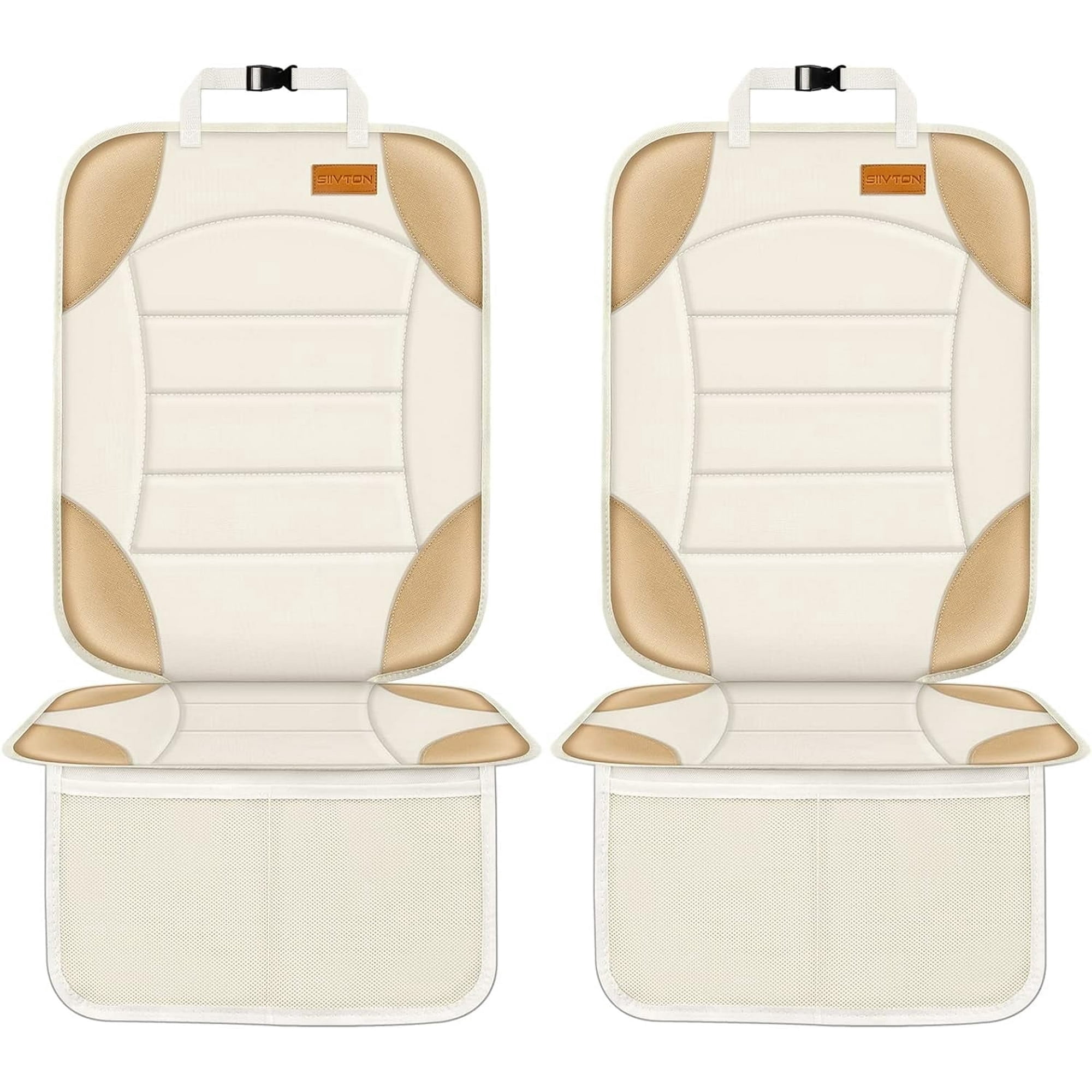 (2 pack) Siivton Car Seat Protector and Cover – Thick Padding to ...